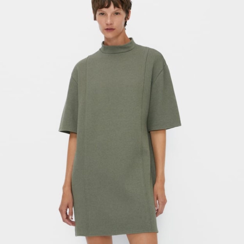 Zara textured wave dress